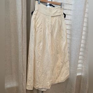 Marc Jacobs high waisted ivory wide leg pants. Size 4